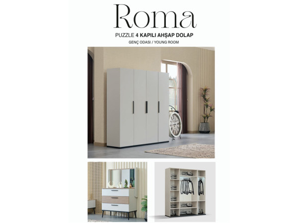 Roma Genç Odası (Ahşap)