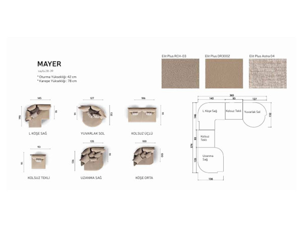 Mayer Koltuk Takımı