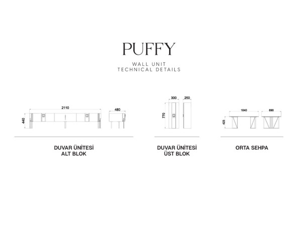 Puffy Duvar Ünitesi